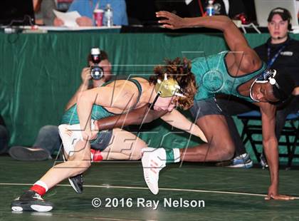 Thumbnail 3 in NYSPHSAA Championships (Division I Semifinals, 99-126 Lbs.) photogallery.