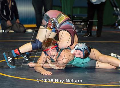 Thumbnail 3 in NYSPHSAA Championships (Division I Semifinals, 99-126 Lbs.) photogallery.