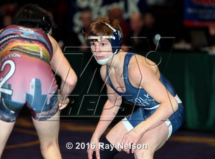 Thumbnail 2 in NYSPHSAA Championships (Division I Semifinals, 99-126 Lbs.) photogallery.