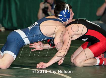 Thumbnail 3 in NYSPHSAA Championships (Division I Semifinals, 99-126 Lbs.) photogallery.