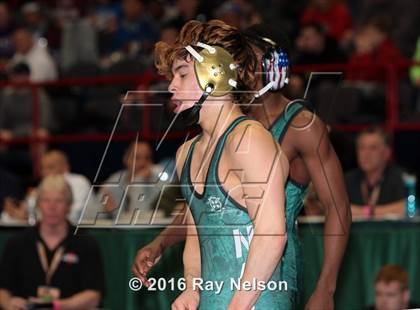 Thumbnail 2 in NYSPHSAA Championships (Division I Semifinals, 99-126 Lbs.) photogallery.