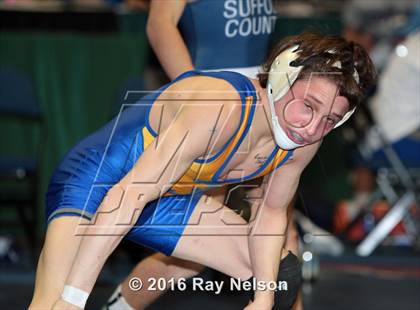 Thumbnail 1 in NYSPHSAA Championships (Division I Semifinals, 99-126 Lbs.) photogallery.