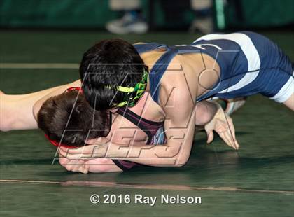 Thumbnail 1 in NYSPHSAA Championships (Division I Semifinals, 99-126 Lbs.) photogallery.