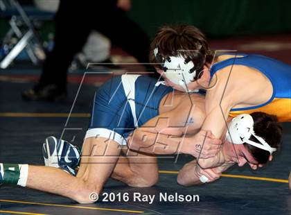 Thumbnail 2 in NYSPHSAA Championships (Division I Semifinals, 99-126 Lbs.) photogallery.