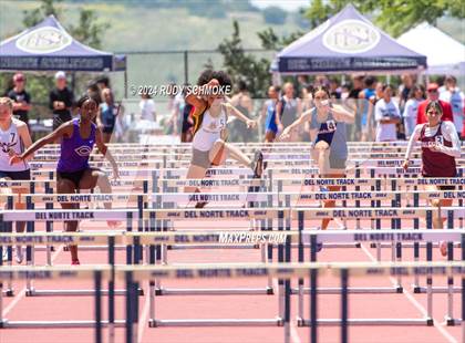 Thumbnail 2 in CIF SDS Girls Division 1 Track and Field Championship photogallery.