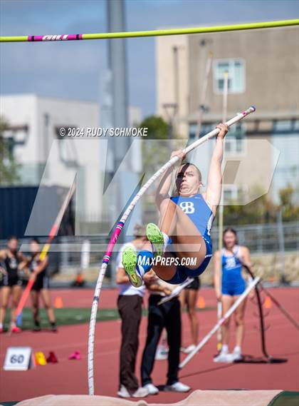 Thumbnail 3 in CIF SDS Girls Division 1 Track and Field Championship photogallery.