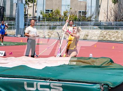 Thumbnail 3 in CIF SDS Girls Division 1 Track and Field Championship photogallery.