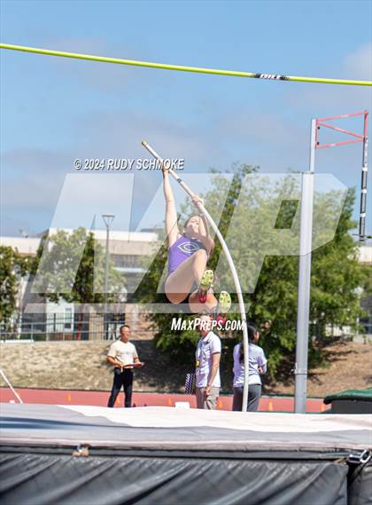 Thumbnail 3 in CIF SDS Girls Division 1 Track and Field Championship photogallery.