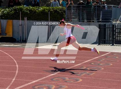 Thumbnail 2 in CIF SDS Girls Division 1 Track and Field Championship photogallery.