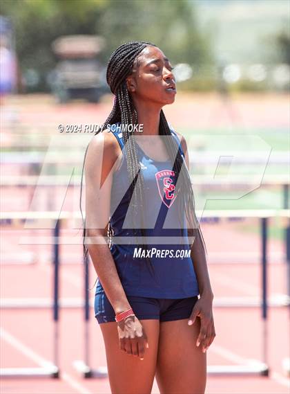 Thumbnail 3 in CIF SDS Girls Division 1 Track and Field Championship photogallery.