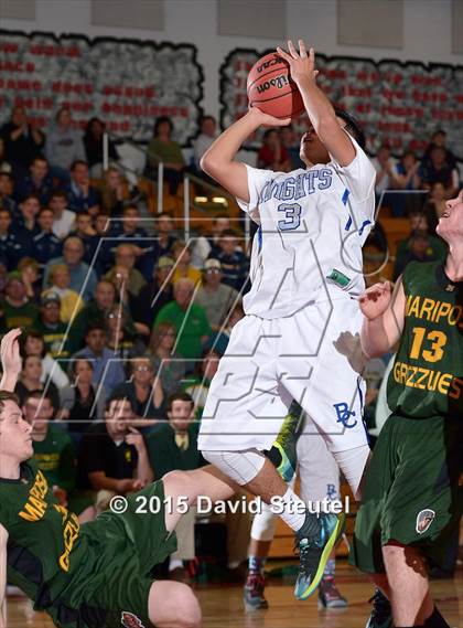 Thumbnail 2 in Mariposa County vs. Brookside Christian (CIF SJS D5 Playoffs) photogallery.