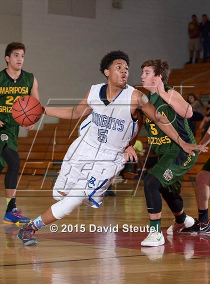 Thumbnail 2 in Mariposa County vs. Brookside Christian (CIF SJS D5 Playoffs) photogallery.
