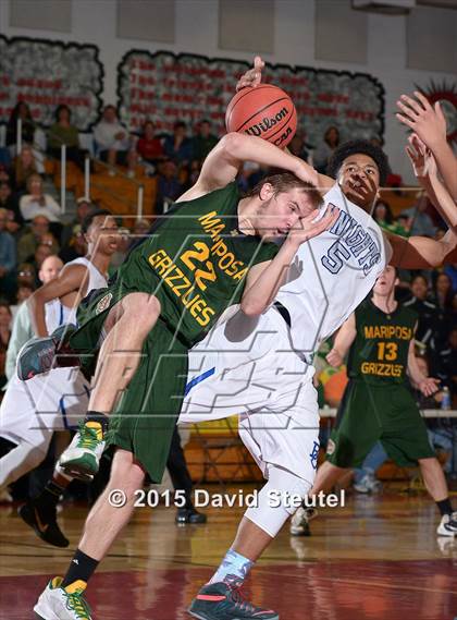 Thumbnail 2 in Mariposa County vs. Brookside Christian (CIF SJS D5 Playoffs) photogallery.