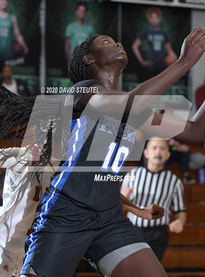 Thumbnail 2 in Woodside Priory vs. McClatchy (MLK Showcase) photogallery.