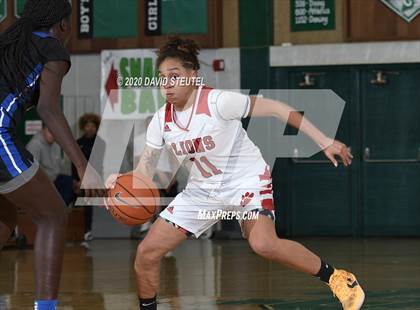 Thumbnail 3 in Woodside Priory vs. McClatchy (MLK Showcase) photogallery.