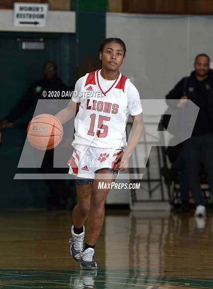 Thumbnail 2 in Woodside Priory vs. McClatchy (MLK Showcase) photogallery.