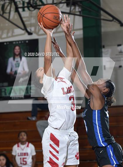 Thumbnail 1 in Woodside Priory vs. McClatchy (MLK Showcase) photogallery.