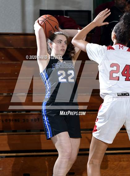 Thumbnail 1 in Woodside Priory vs. McClatchy (MLK Showcase) photogallery.