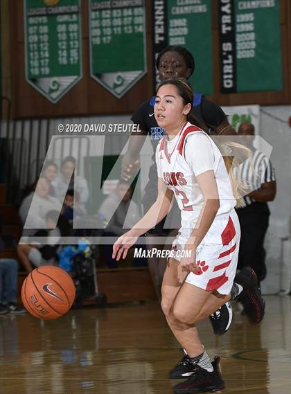 Thumbnail 2 in Woodside Priory vs. McClatchy (MLK Showcase) photogallery.