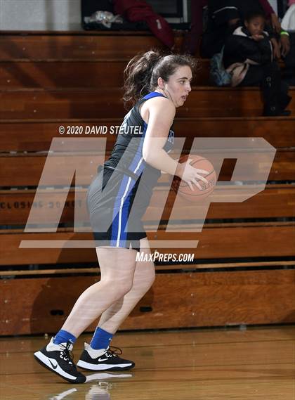 Thumbnail 3 in Woodside Priory vs. McClatchy (MLK Showcase) photogallery.