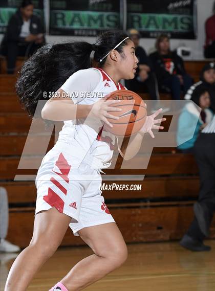Thumbnail 1 in Woodside Priory vs. McClatchy (MLK Showcase) photogallery.