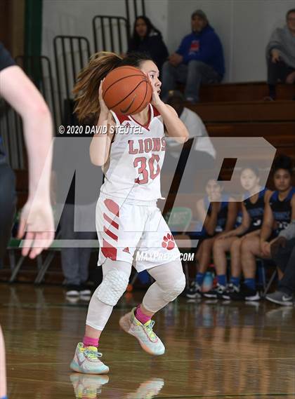 Thumbnail 3 in Woodside Priory vs. McClatchy (MLK Showcase) photogallery.