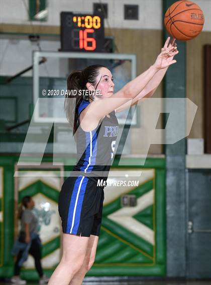 Thumbnail 3 in Woodside Priory vs. McClatchy (MLK Showcase) photogallery.