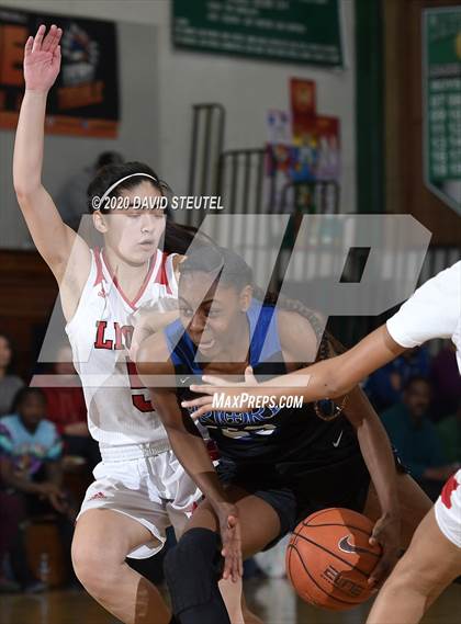 Thumbnail 1 in Woodside Priory vs. McClatchy (MLK Showcase) photogallery.