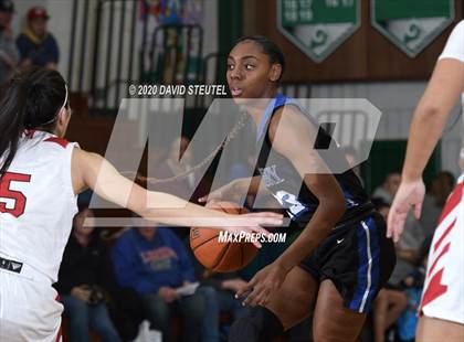 Thumbnail 2 in Woodside Priory vs. McClatchy (MLK Showcase) photogallery.