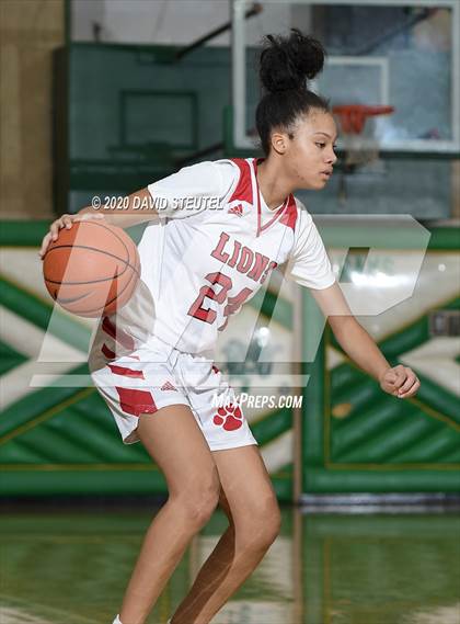 Thumbnail 1 in Woodside Priory vs. McClatchy (MLK Showcase) photogallery.