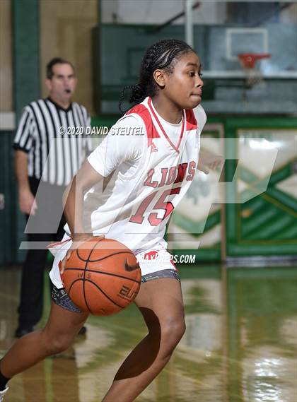 Thumbnail 1 in Woodside Priory vs. McClatchy (MLK Showcase) photogallery.