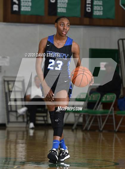 Thumbnail 2 in Woodside Priory vs. McClatchy (MLK Showcase) photogallery.