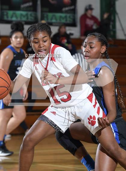 Thumbnail 1 in Woodside Priory vs. McClatchy (MLK Showcase) photogallery.