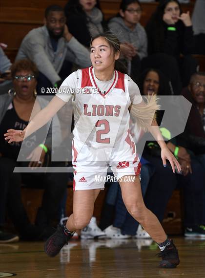 Thumbnail 1 in Woodside Priory vs. McClatchy (MLK Showcase) photogallery.
