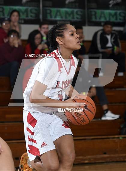 Thumbnail 3 in Woodside Priory vs. McClatchy (MLK Showcase) photogallery.