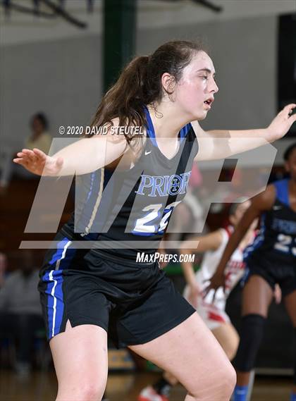 Thumbnail 1 in Woodside Priory vs. McClatchy (MLK Showcase) photogallery.