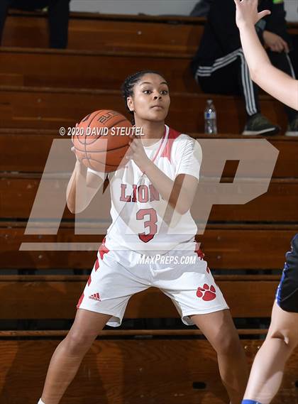 Thumbnail 1 in Woodside Priory vs. McClatchy (MLK Showcase) photogallery.