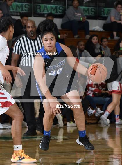 Thumbnail 1 in Woodside Priory vs. McClatchy (MLK Showcase) photogallery.