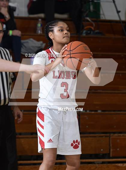 Thumbnail 2 in Woodside Priory vs. McClatchy (MLK Showcase) photogallery.