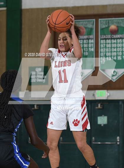 Thumbnail 2 in Woodside Priory vs. McClatchy (MLK Showcase) photogallery.