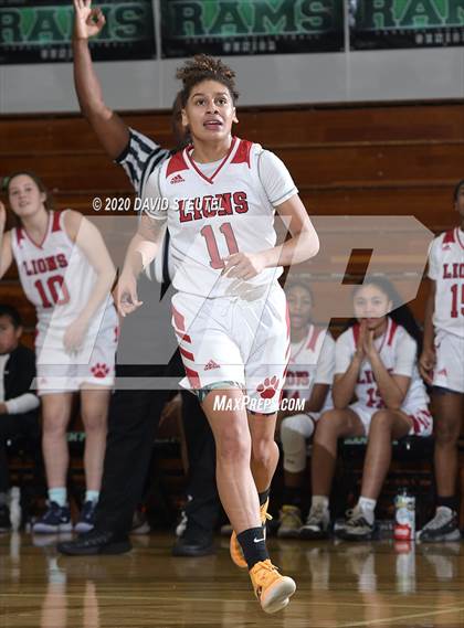 Thumbnail 2 in Woodside Priory vs. McClatchy (MLK Showcase) photogallery.