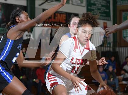 Thumbnail 1 in Woodside Priory vs. McClatchy (MLK Showcase) photogallery.
