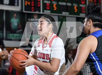 Thumbnail 2 in Woodside Priory vs. McClatchy (MLK Showcase) photogallery.