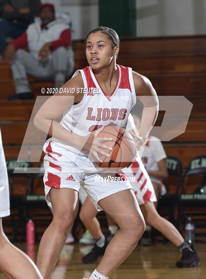 Thumbnail 1 in Woodside Priory vs. McClatchy (MLK Showcase) photogallery.