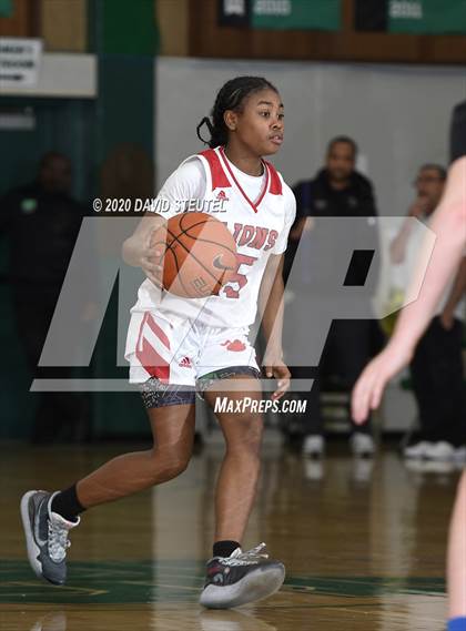 Thumbnail 1 in Woodside Priory vs. McClatchy (MLK Showcase) photogallery.