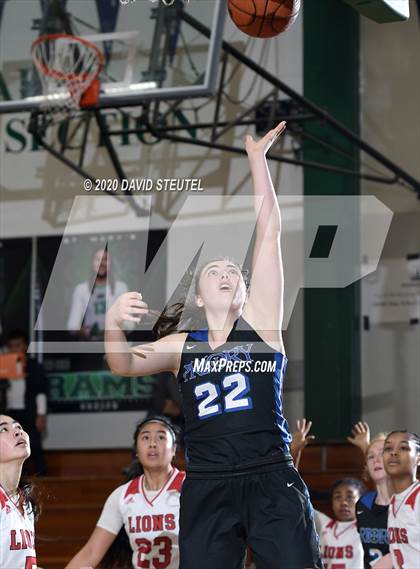Thumbnail 2 in Woodside Priory vs. McClatchy (MLK Showcase) photogallery.