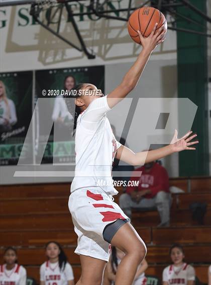 Thumbnail 2 in Woodside Priory vs. McClatchy (MLK Showcase) photogallery.