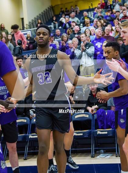 Thumbnail 3 in Brownsburg vs. Plainfield (IHSAA 4A Sectional Championship) photogallery.