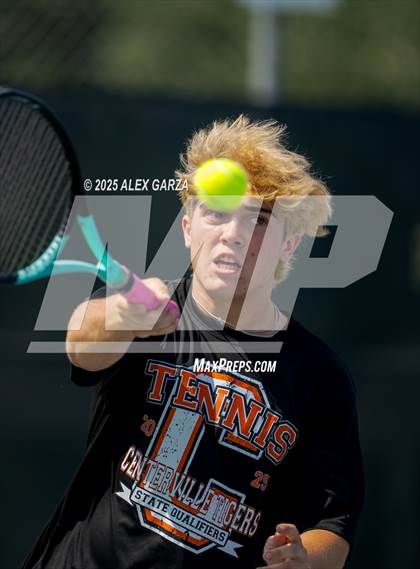 Thumbnail 1 in UIL Tennis 1A & 2A Boys Quarterfinal photogallery.