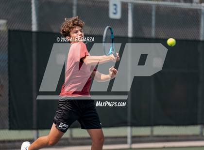 Thumbnail 2 in UIL Tennis 1A & 2A Boys Quarterfinal photogallery.